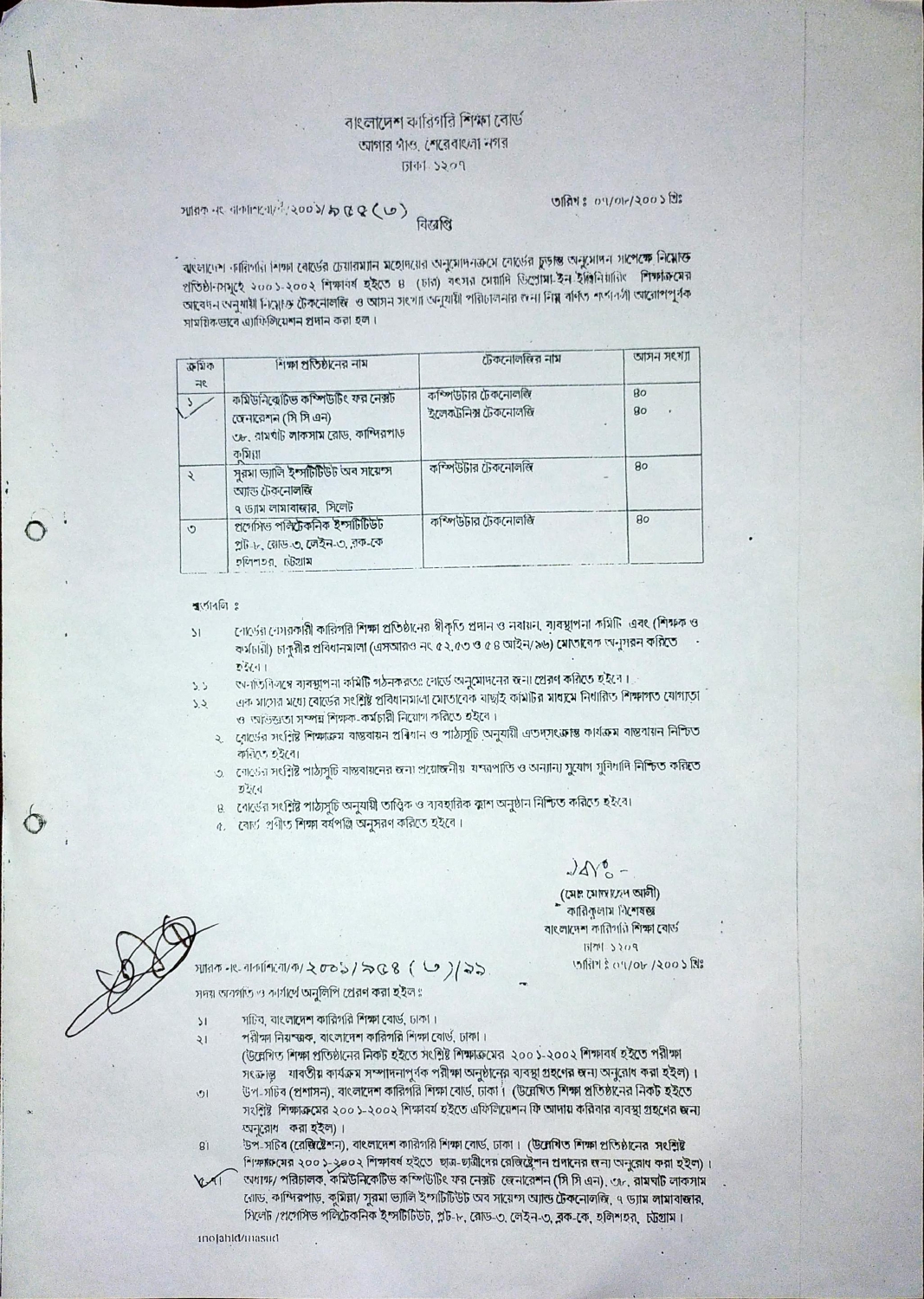 Approval Letter